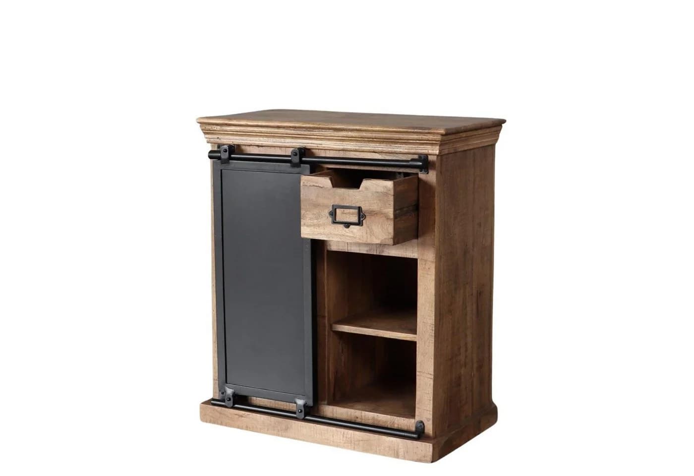 baario Kommode SELCE Industrial Massivholz Sideboard Schiebetür - Bild 3