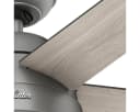 Hunter Deckenventilator Stile Silber mit Licht & Fernbedienung Bild 3