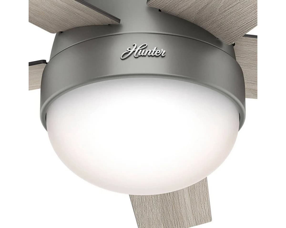 Hunter Deckenventilator Stile Silber mit Licht & Fernbedienung - Bild 4
