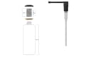 Bernstein Seifenspender D350 Chrom oder Schwarz Matt 350 ml Bild 3