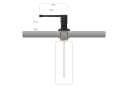 Bernstein Seifenspender D350 Chrom oder Schwarz Matt 350 ml Bild 4
