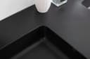 Bernstein Doppelwaschtisch BA8016 163cm Quarz Schwarz mit Ablagefläche Bild 5