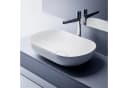 Bernstein Waschbecken O-541 Mineralguss Weiß Bild 2