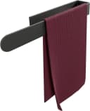 Bernstein Handtuchhalter HH35 Selbstklebend Edelstahl Schwarz Bild 2