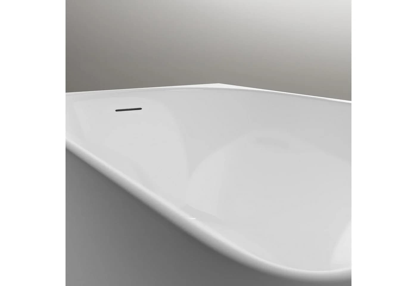Bernstein Badewanne NORA CORNER Oval Acryl Weiß 170x80 cm - Bild 4