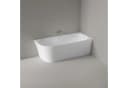 Bernstein Badewanne NORA CORNER Weiß glänzend Eckbadewanne rechts Bild 1