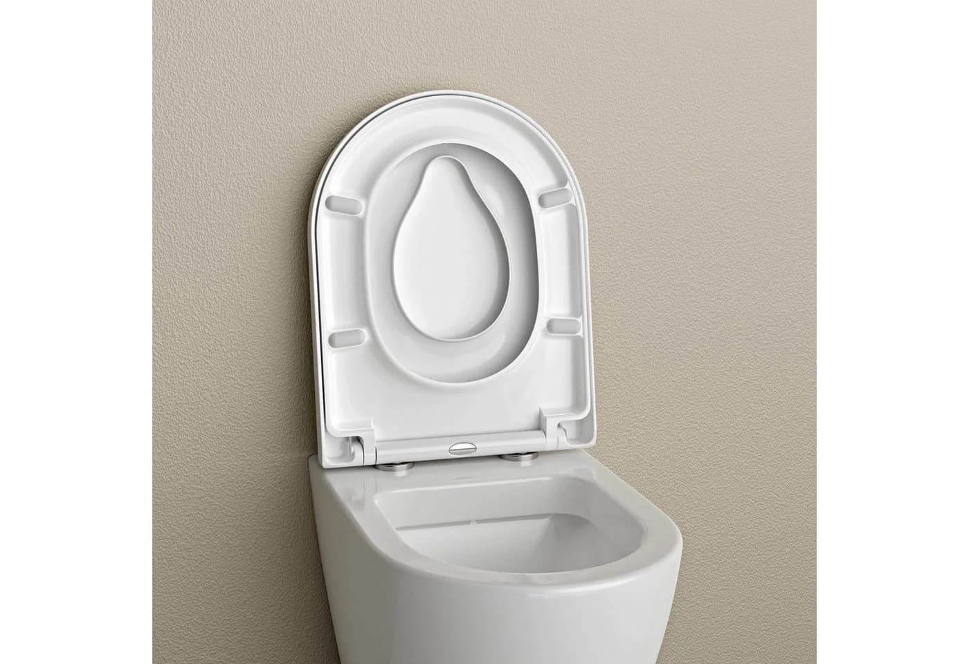 WC-Sitz in D-Form mit Soft-Close und abnehmbarem Kinder-Sitz - Bild 4