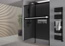 Bernstein Duschwand DX906 FLEX ESG Grauglas Schwarz Matt Soft-Close Bild 3
