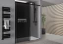 Bernstein Duschwand DX906 FLEX ESG Grauglas Schwarz Matt Soft-Close Bild 4