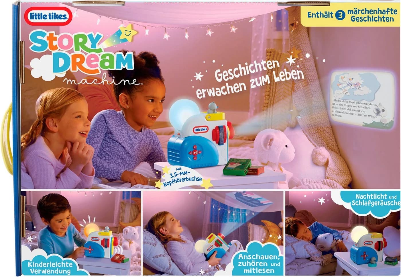 Little Tikes® Hörspiel Story Dream Machine, Nachtlicht und Schlafgeräusche Bunt - Bild 4