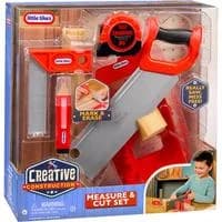 Little Tikes Kinder-Werkzeug-Set Creative Construction Mess- und Schneideset Bunt