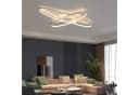 ZMH LED Deckenleuchte Dimmbar Weiß/Schwarz Modern Bild 1