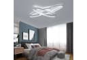 ZMH LED Deckenleuchte Dimmbar Weiß/Schwarz Modern Bild 3