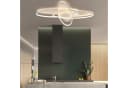 ZMH LED Deckenleuchte Dimmbar Weiß/Schwarz Modern Bild 4
