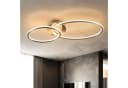 ZMH LED Deckenleuchte 2-Ring Design Warmweiß Bild 2