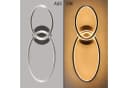 ZMH LED Deckenleuchte 2-Ring Design Warmweiß Bild 5