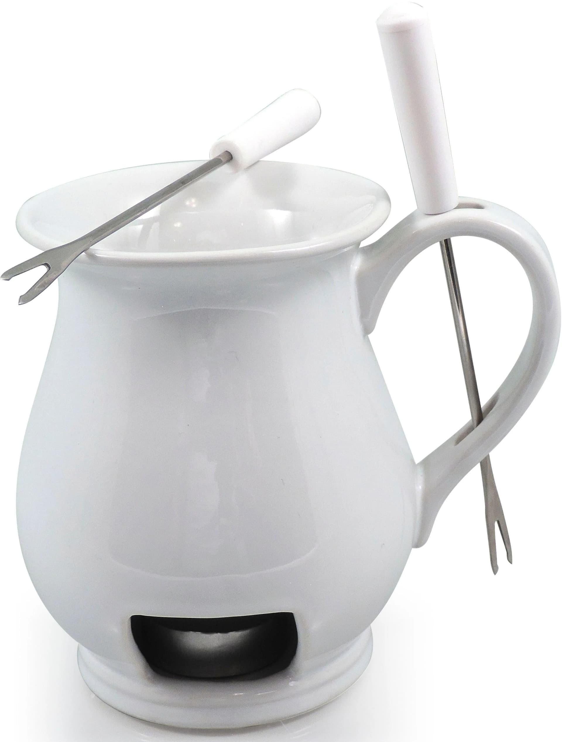 Fondue SWISSMAR "Indulge" Weiß Keramik