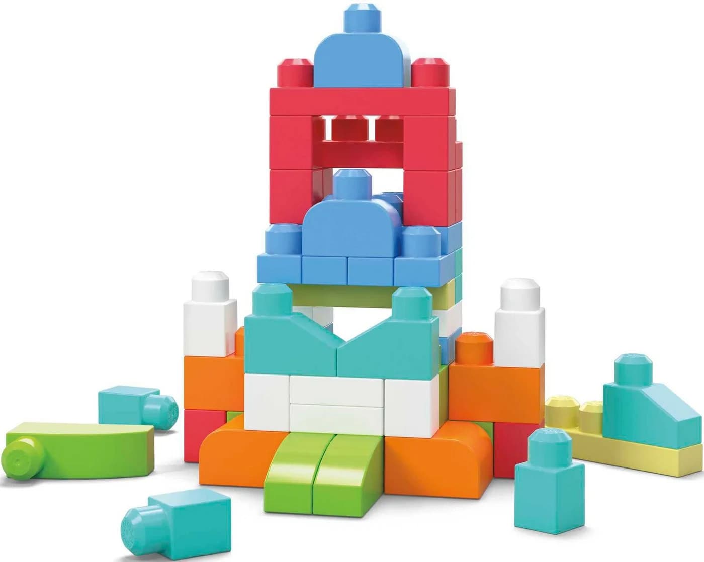 MEGA BLOKS First Builders Bausteine-Beutel 60 St. Bunt