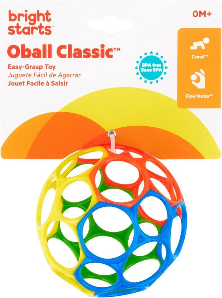 Bright Starts Oball Classic™ Greifspielzeug Rot/Blau/Grün/Gelb - Bild 3