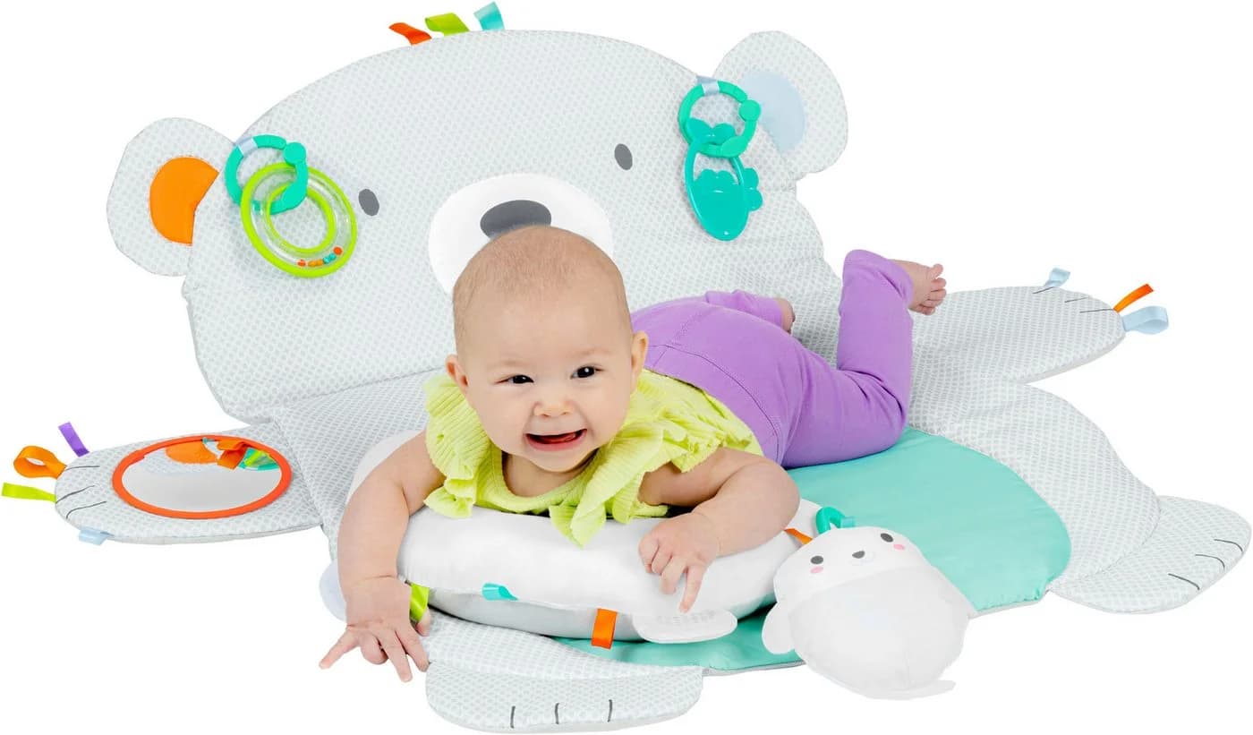 Bright Starts Greifspielzeug Tummy Time Prop & Play Grau - Bild 3
