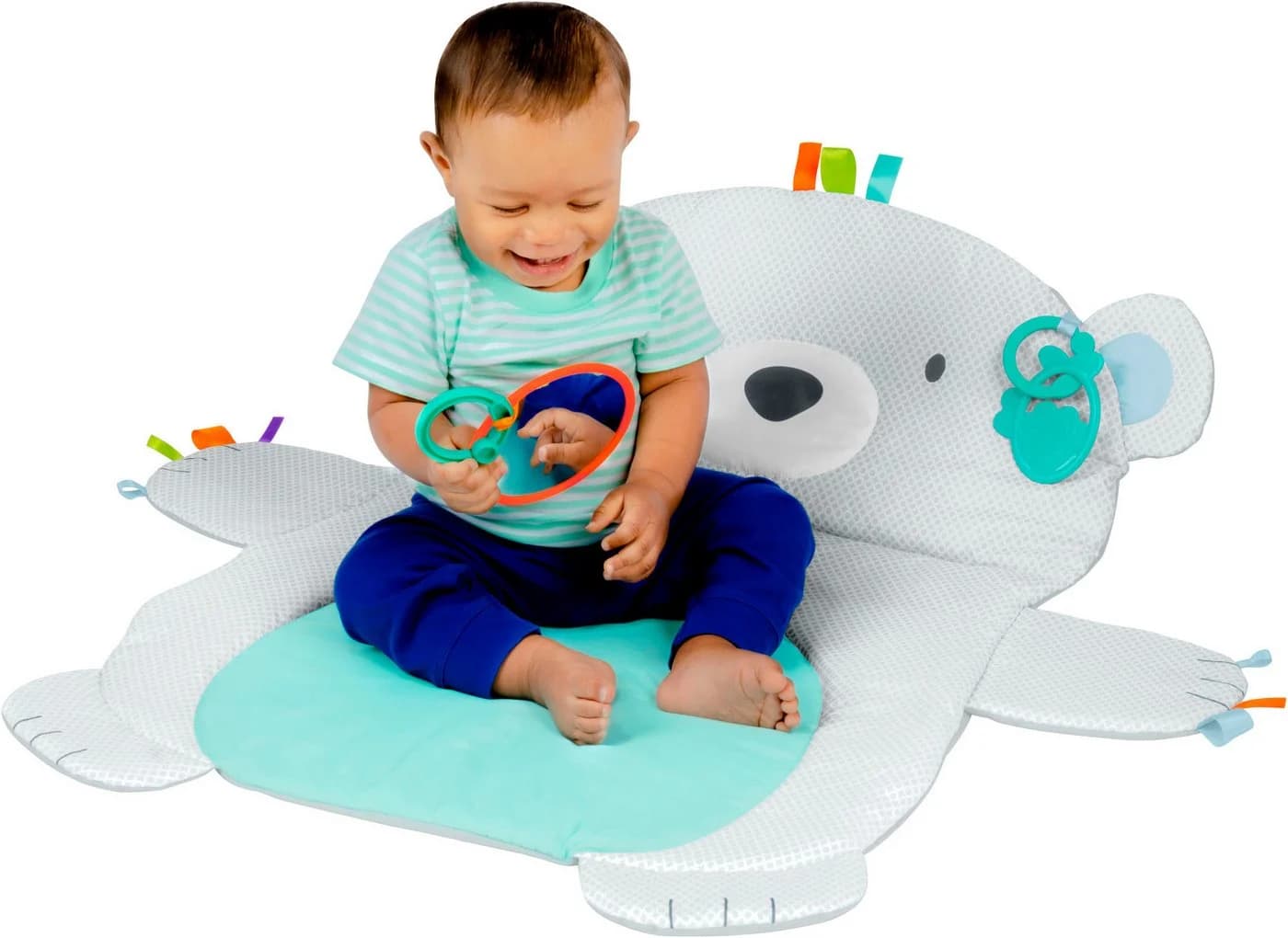 Bright Starts Greifspielzeug Tummy Time Prop & Play Grau - Bild 5