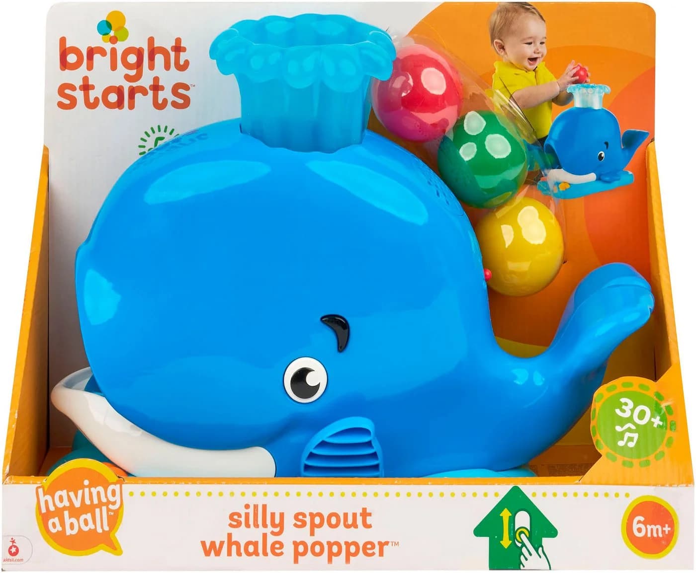 Bright Starts Silly Spout Whale Popper™ Lernspielzeug Blau - Bild 3
