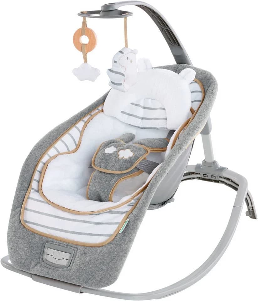 Ingenuity Babywippe Rocking Seat Bella Teddy Grau - Bild 2