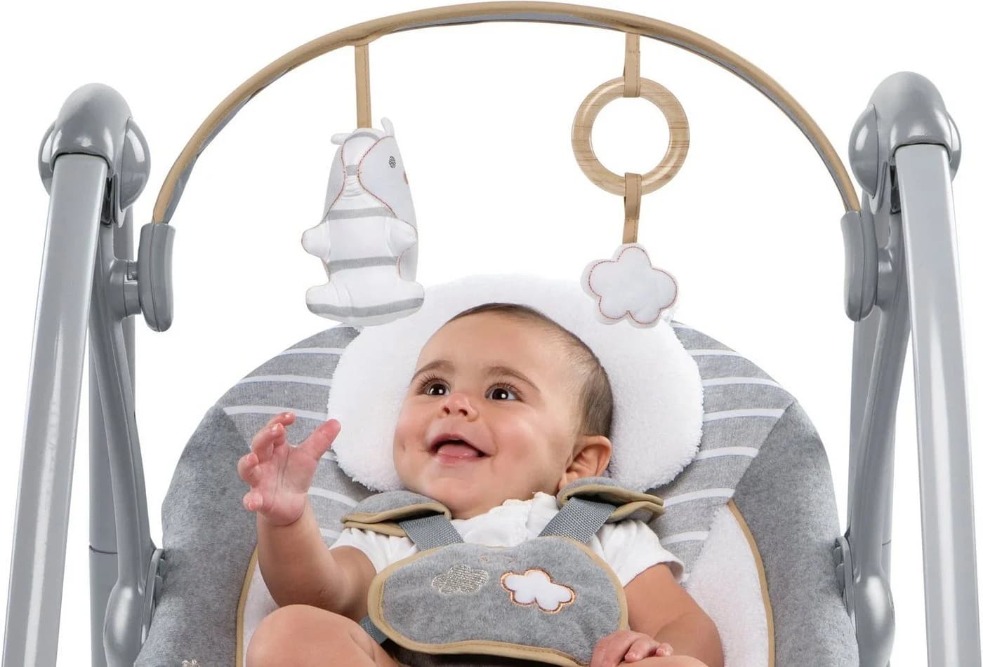 Ingenuity Babyschaukel Swing'n' Go Bella Teddy Tragbar - Bild 5
