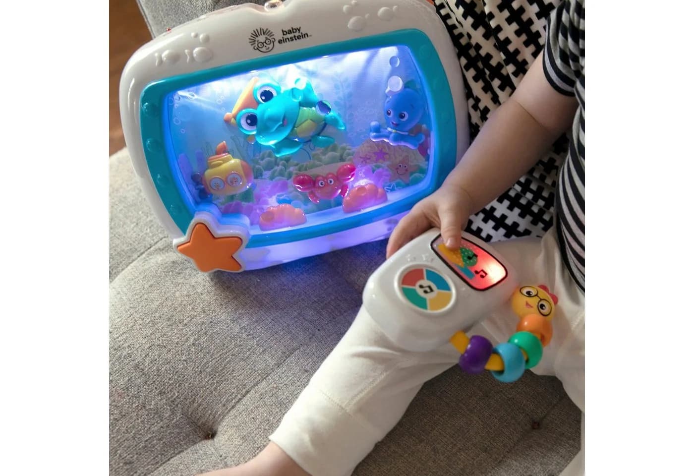 Baby Einstein Nachtlicht Schlummerlicht Sea Dreams, Einschlafhilfe inklusive Fernbedienung - Bild 4
