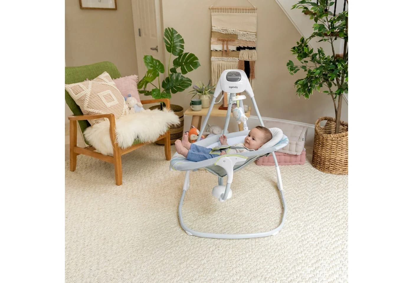 Ingenuity Babywippe SimpleComfort Compact Soothing Swing Everston - Bild 3