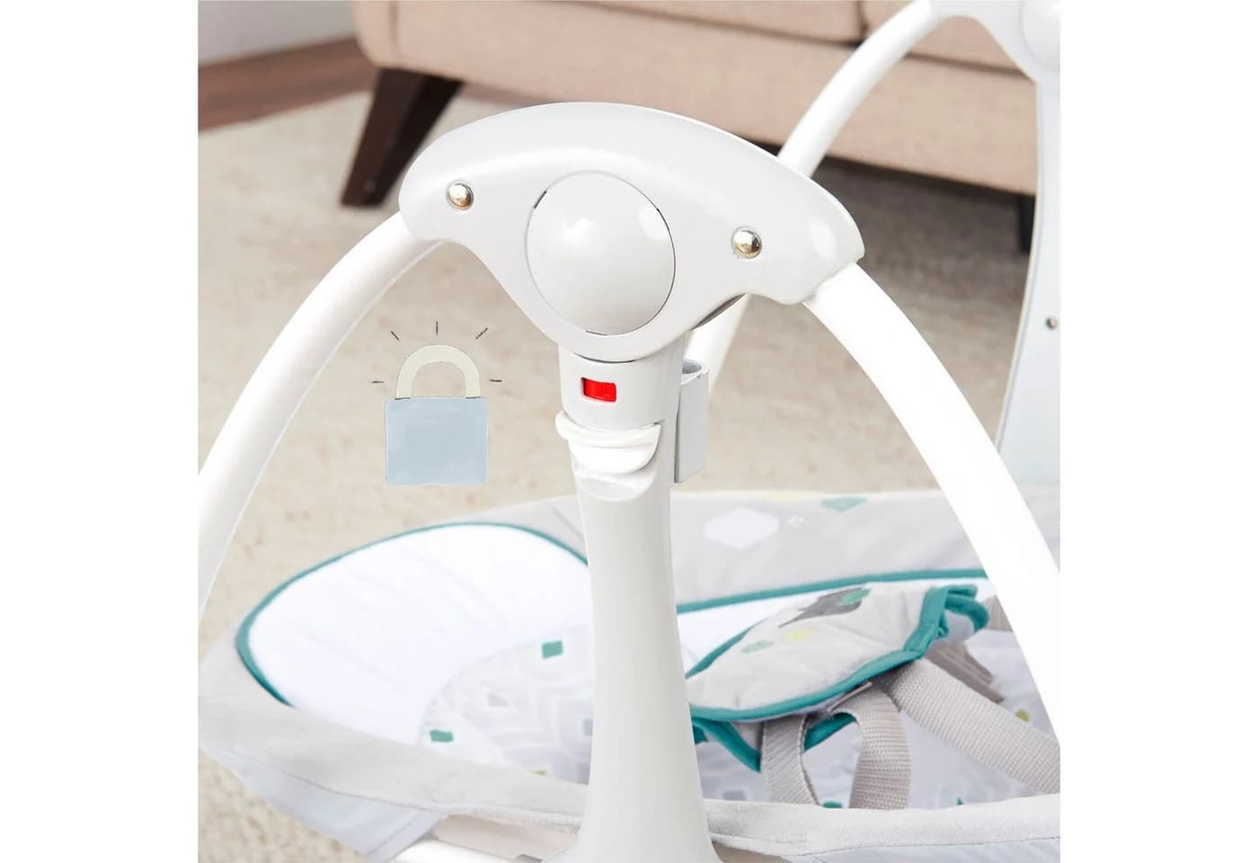 Ingenuity Babyschaukel ConvertMe Swing-2-Seat Portable Swing - Nash, mit automatischer Schaukelfunktion und Sound-Effekt - Bild 5