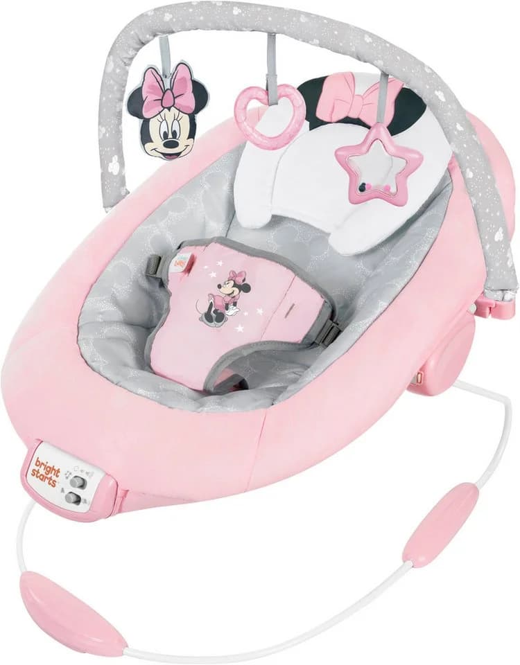 Bright Starts Babywippe Minnie Mouse Rosy Skies ™ Comfy Bouncer Rosa - Bild 2