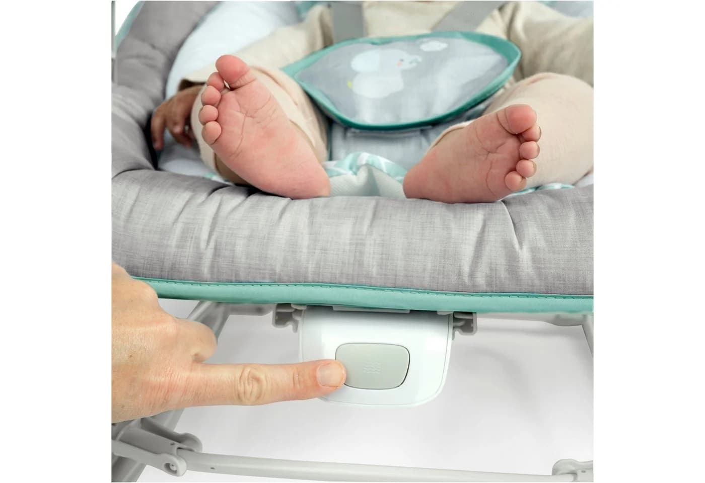 Ingenuity Babywippe Keep Cozy, Weaver, mit abnehmbarem Hängespielzeug - Bild 5