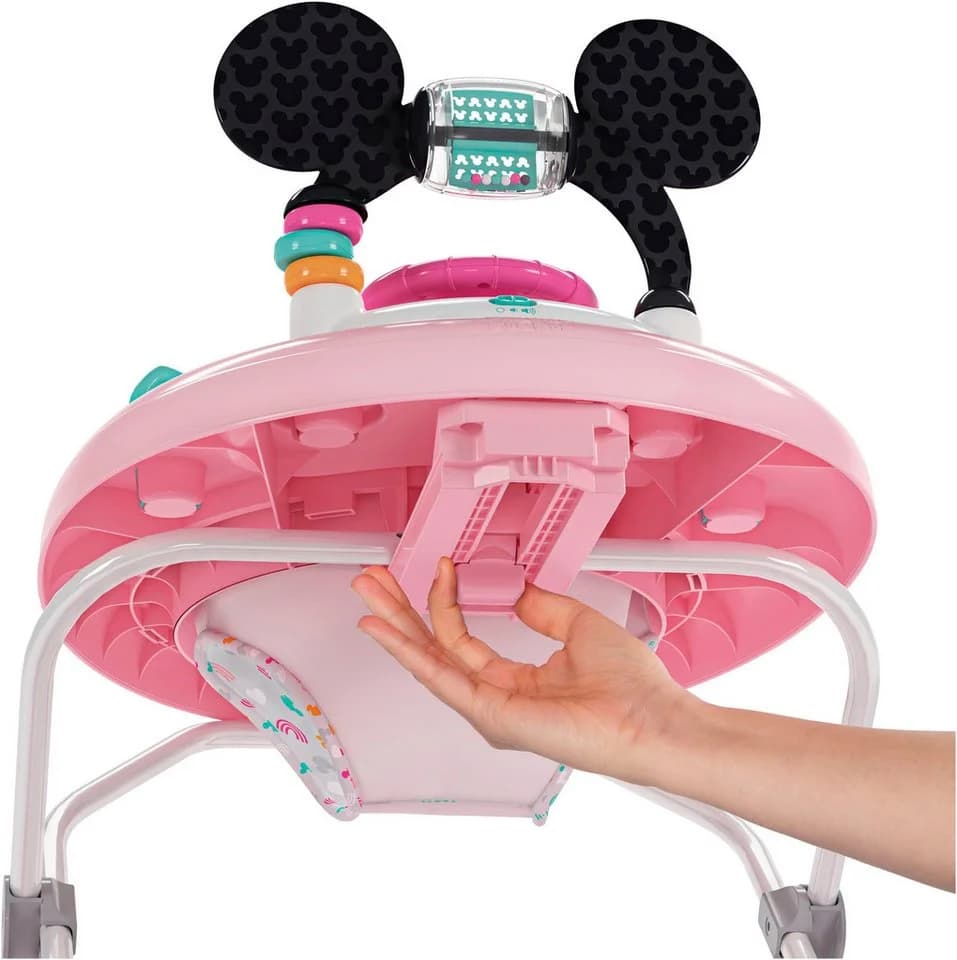 Bright Starts Lauflernhilfe MINNIE MOUSE Tiny Trek™ Walker 2-in-1 Rosa/Grau - Bild 3