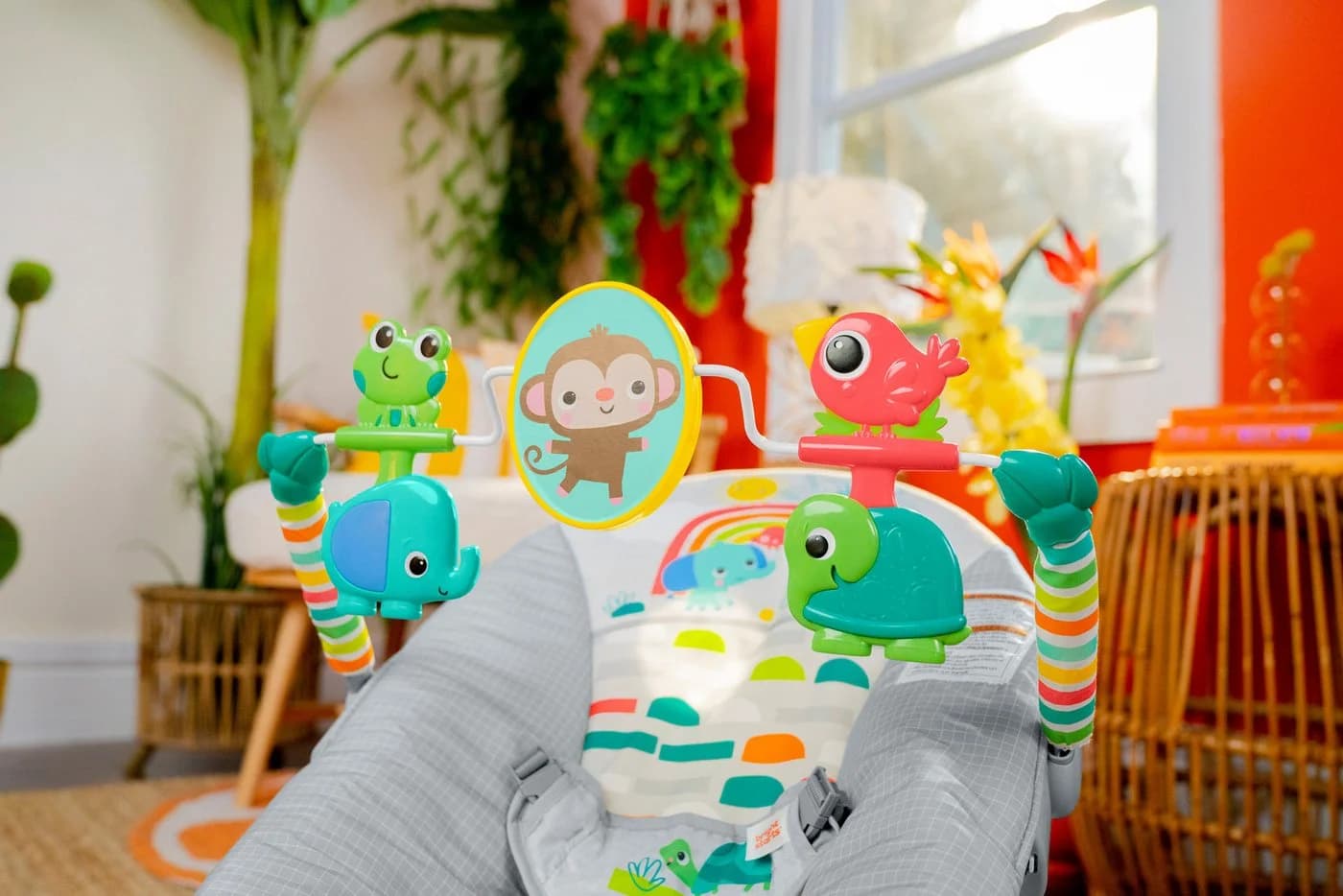 Bright Starts Babywippe Playful Paradise™ Vibrating Bouncer mit Sound-Effekt - Bild 3