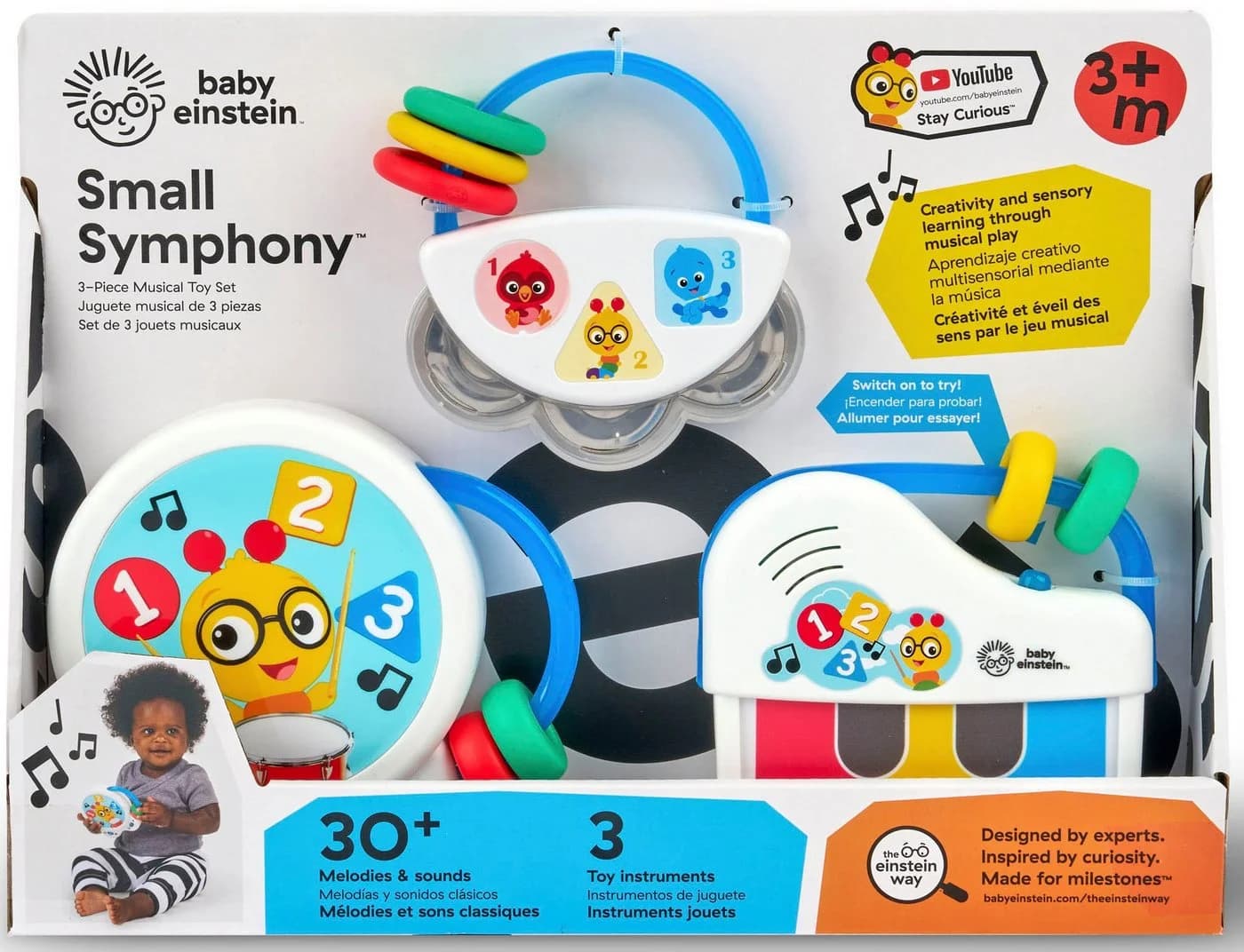 Baby Einstein Spielzeug-Musikinstrument Set Small Symphony 3-tlg. Bunt - Bild 2