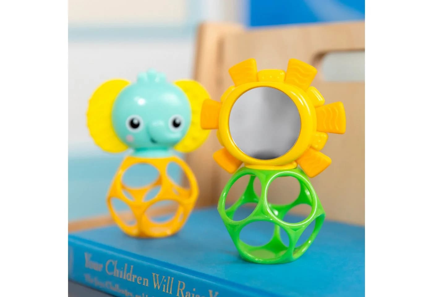 Bright Starts Greifspielzeug Soother Pals Easy-Grasp Teether Toys Bunt - Bild 5