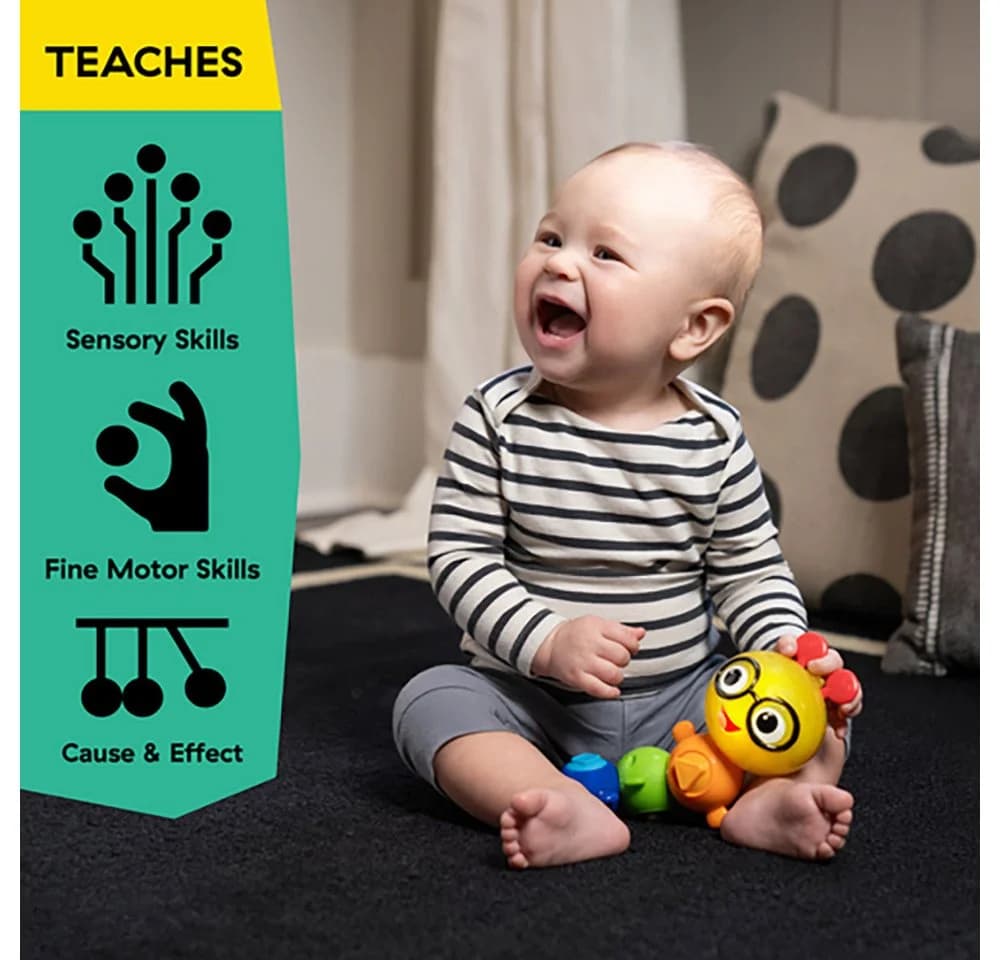 Baby Einstein Twist-a-Pal Cal Sensorik-Spielzeug mit Sound und Lichtern - Bild 4