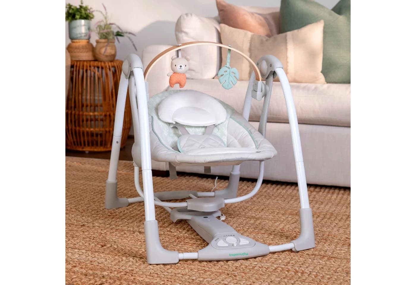Ingenuity Cozy Spot Swing 'n Go Portable Swing, mit Sound-Effekt - Bild 4