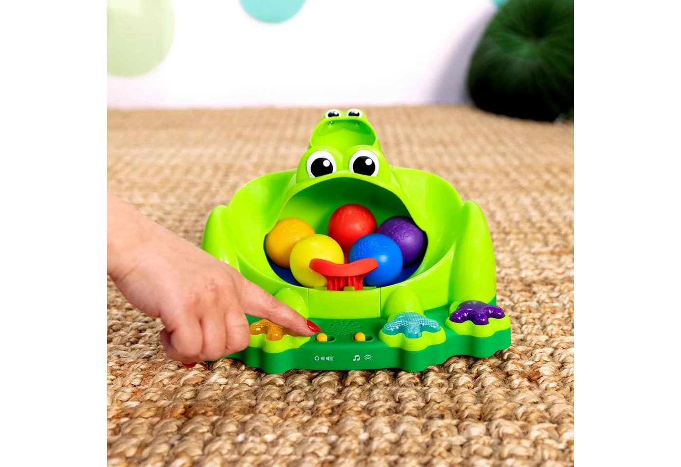 Bright Starts Lernspielzeug Poppin' Ball Frog mit Licht und Sound - Bild 5