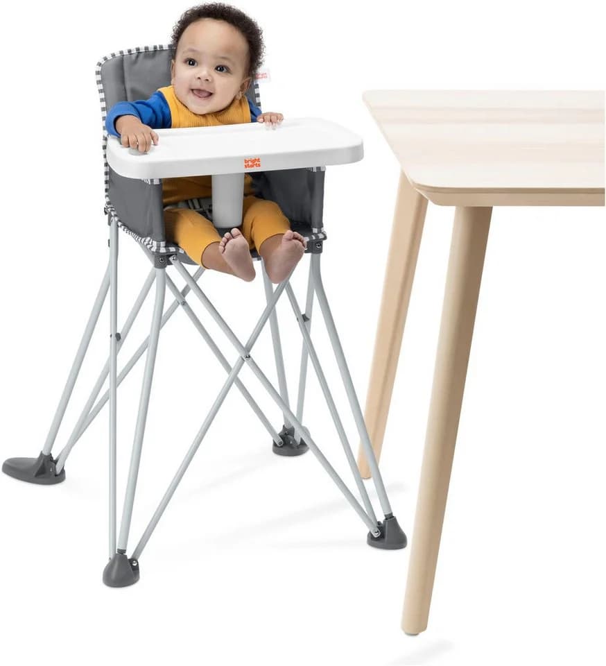 Hochstuhl INGENUITY Pop N Dine Portable High Chair Grau - Bild 3