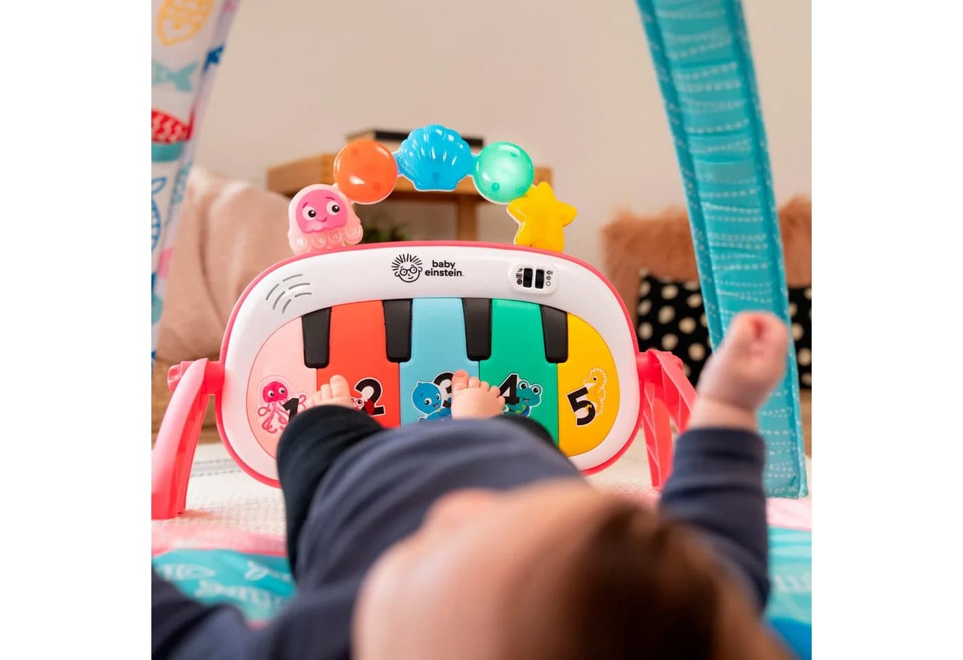 Baby Einstein Spielbogen 4-in-1 Jellyfish Jamboree Musik & Sprachentdecker Pink - Bild 3