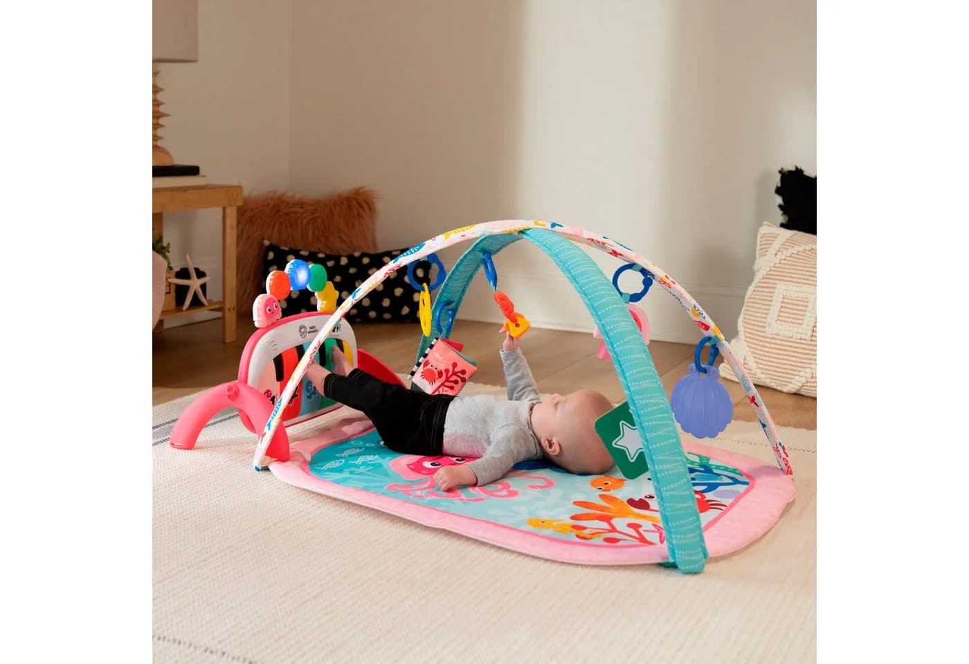 Baby Einstein Spielbogen 4-in-1 Jellyfish Jamboree Musik & Sprachentdecker Pink - Bild 4