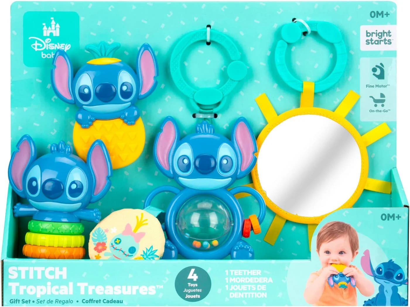 Bright Starts Greifspielzeug Geschenkset Stitch Tropical Treasures Bunt - Bild 2