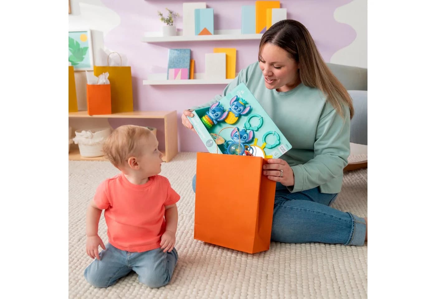 Bright Starts Greifspielzeug Geschenkset Stitch Tropical Treasures Bunt - Bild 5