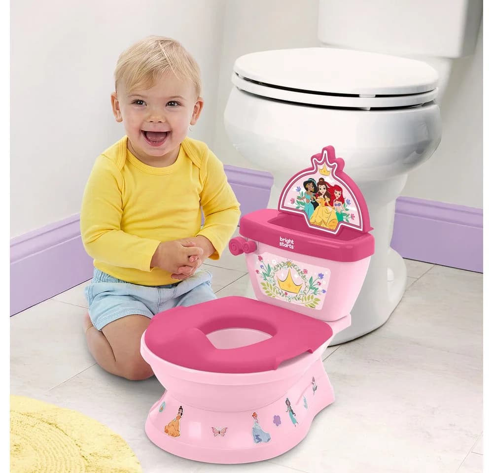 Bright Starts Toilettentrainer My Size Potty Disney Princess Rosa mit Sound