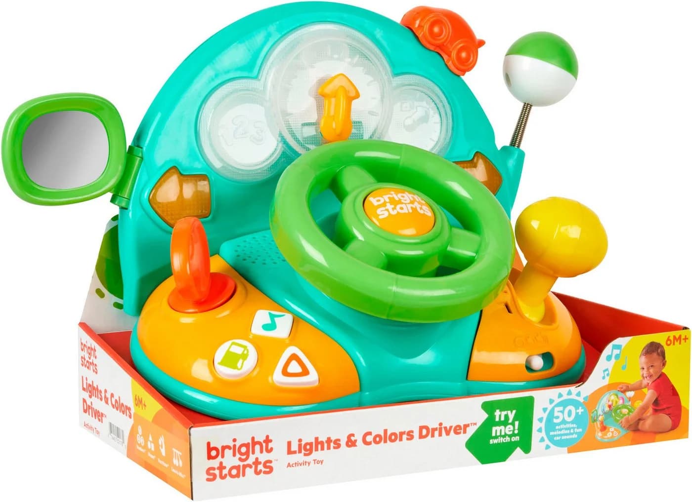 Bright Starts Lernspielzeug Lights & Colors Driver™, mit Licht und Sound - Bild 2