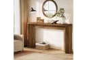Tribesigns Konsolentisch 140 cm Holz Braun mit Lagerung Bild 3