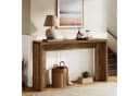 Tribesigns Konsolentisch 140 cm Holz Braun mit Lagerung Bild 4