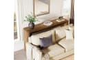 Tribesigns Konsolentisch 140 cm Holz Braun mit Lagerung Bild 5